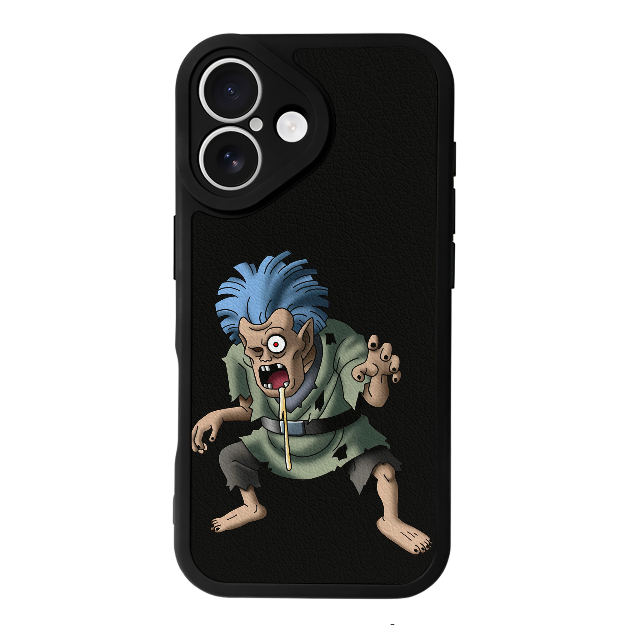 （画像用） ドラゴンクエスト Doragon Kuesuto Dragon Quest 【iPhone 16シリーズ対応】シリコンスマホケース（レザー調） 材質：シリコン